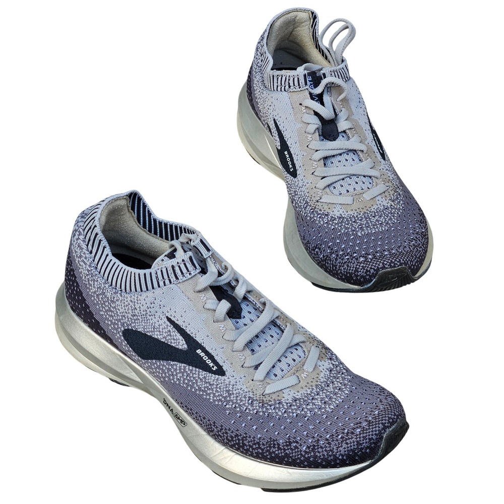 Brooks Levitate 2 Womens Running Shoes Grey Black DNA‎ AMP 1202791B178 Size 7 B